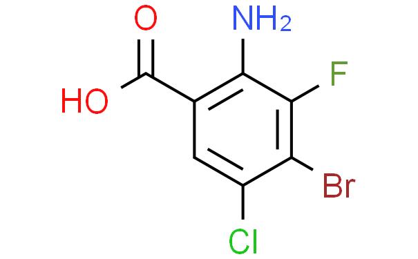 2-氨基-4-溴-5-氯-3-氟苯甲酸