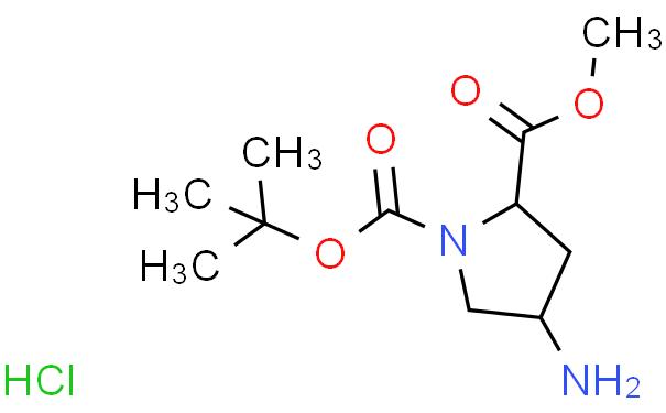 (2S,4S)-1-tert-Butyl 2-methyl 4-aminopyrrolidine-1,2-dicarboxylate hydrochloride