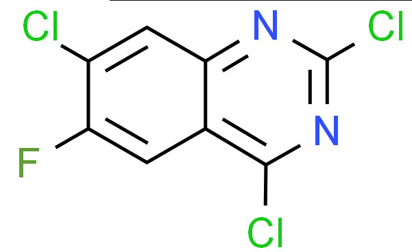 2,4,7-trichloro-6-fluoroquinazoline