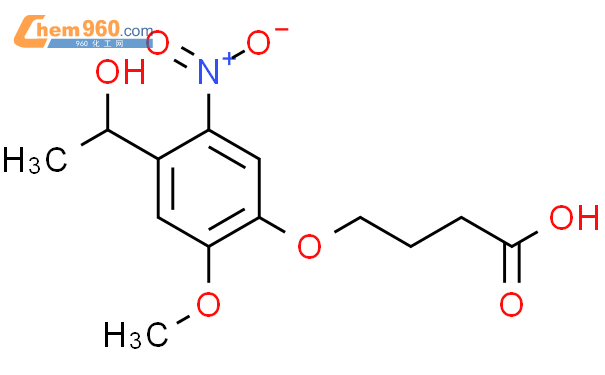 4-[4-(1-Hydroxyethyl)-2-Methoxy-5-nitrophenoxy]butanoic Acid