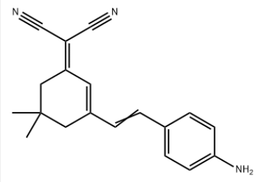 2-(3-(4-aminostyryl)-5,5-dimethylcyclohex-2-en-1-ylidene)malononitrile