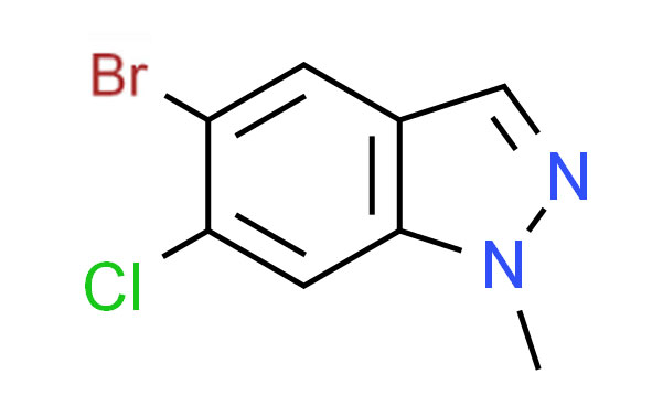 1H-Indazole, 5-bromo-6-chloro-1-methyl-