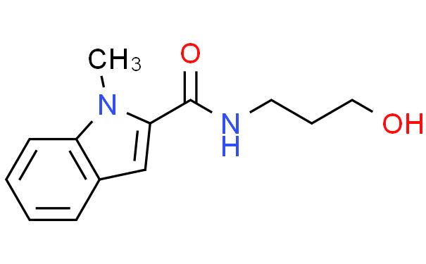 1H-Indole-2-carboxamide, N-(3-hydroxypropyl)-1-methyl-