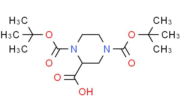 1,4-双-BOC-2-哌嗪甲酸