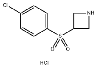 3-[(4-Chlorophenyl)sulfonyl]azetidine hydrochloride