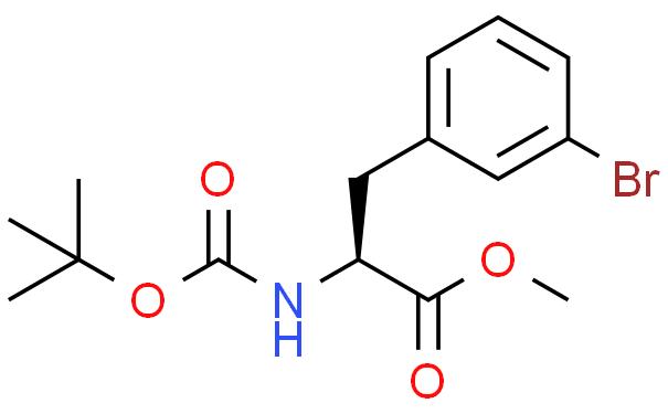 3-(3-溴苯基)-2-(叔丁氧羰基)氨基)丙酸甲酯