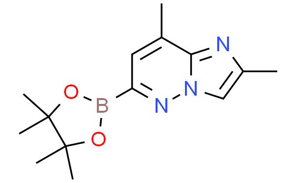 2,8-二甲基-6-(4,4,5,5-四甲基-1,3,2-二氧杂硼杂环戊烷-2-基)咪唑并[1,2-b]哒嗪