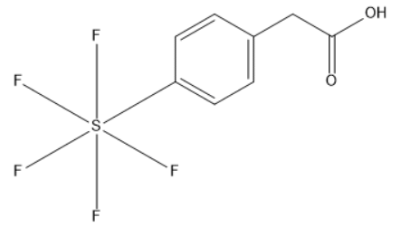 4-(pentafluoro-sulfanyl)phenyl]acetic acid
