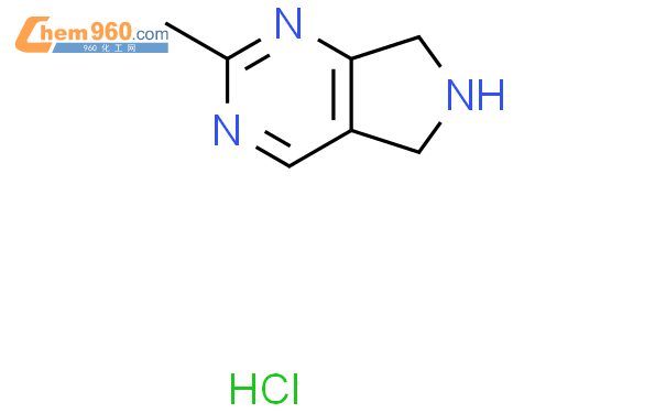2-methyl-6,7-dihydro-5H-pyrrolo[3,4-d]pyrimidine:hydrochloride