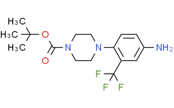 4-(4-Amino-2-trifluoromethyl-phenyl)-piperazine-1-carboxylic acid tert-butyl ester