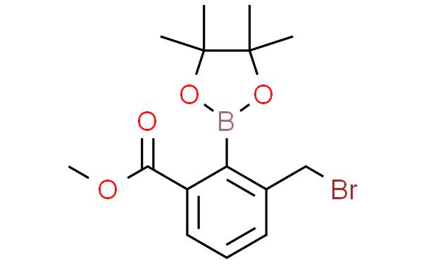 3-(溴甲基)-2-(4,4,5,5-四甲基-1,3,2-二氧硼杂环戊烷-2-基)苯甲酸甲酯
