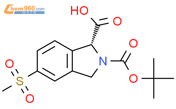 (R)-2-(TERT-BUTOXYCARBONYL)-5-(METHYLSULFONYL)ISOINDOLINE-1-CARBOXYLIC ACID