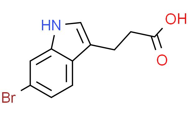 3-(6-溴-3-吲哚基)丙酸