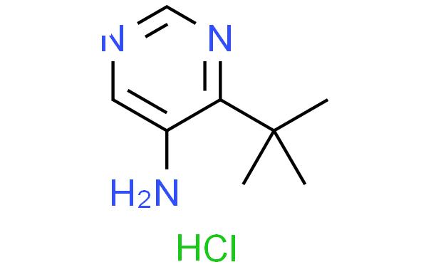 4-(tert-butyl)pyrimidin-5-amine hydrochloride