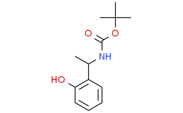Carbamic acid, N-[1-(2-hydroxyphenyl)ethyl]-, 1,1-dimethylethyl ester