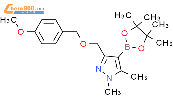 3-[[(4-Methoxybenzyl)oxy]methyl]-1,5-dimethyl-1H-pyrazole-4-boronic Acid Pinacol Ester