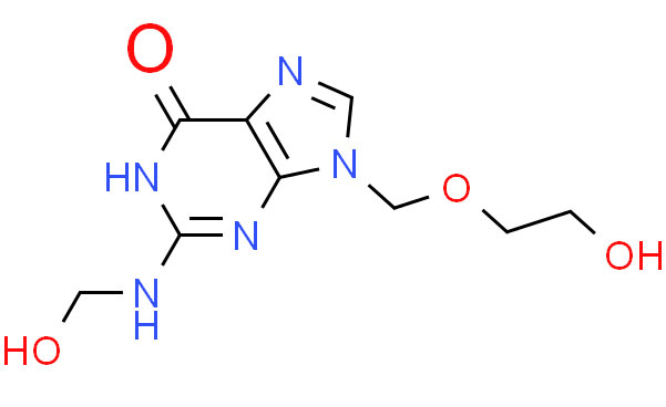9-((2-hydroxyethoxy)methyl)-2-((hydroxymethyl)amino)-1H-purin-6(9H)-one