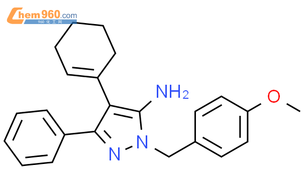 4-(cyclohex-1-en-1-yl)-1-(4-methoxybenzyl)-3-phenyl-1H-pyrazol-5-amine