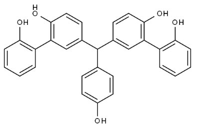 [1,1′-Biphenyl]-2,2′-diol, 5-[(2′,6-dihydroxy[1,1′-biphenyl]-3-yl)(4-hydroxyphenyl)methyl]-