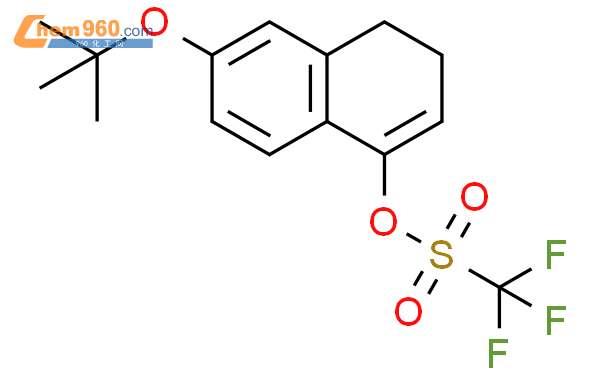 Methanesulfonic acid, 1,1,1-trifluoro-, 6-(1,1-dimethylethoxy)-3,4-dihydro-1-naphthalenyl ester