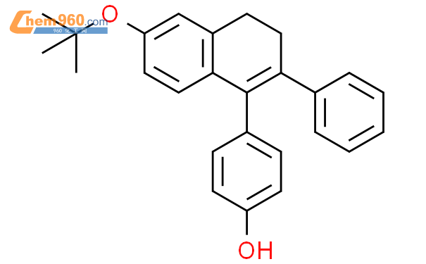 Phenol, 4-[6-(1,1-dimethylethoxy)-3,4-dihydro-2-phenyl-1-naphthalenyl]-