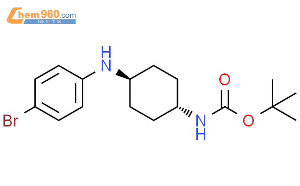 Carbamic acid, N-[trans-4-[(4-bromophenyl)amino]cyclohexyl]-, 1,1-dimethylethyl ester