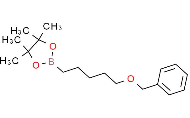 2-[5-(Benzyloxy)pentyl]-4,4,5,5-tetramethyl-1,3,2-dioxaborolane