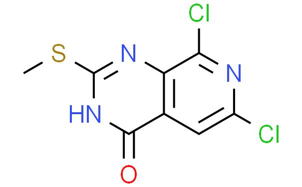 6,8-Dichloro-2-(methylthio)pyrido[3,4-d]pyrimidin-4(3H)-one
