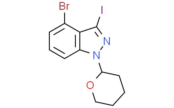 4-Bromo-6-chloro-5-methyl-1-(tetrahydro-pyran-2-yl)-1H-indazole