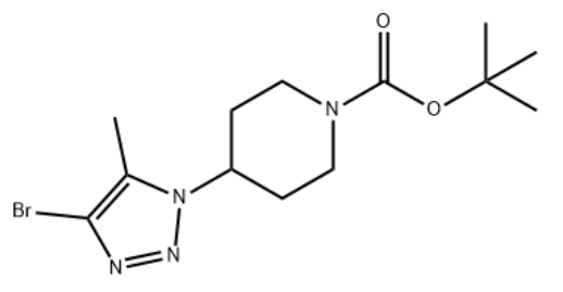 tert-Butyl 4-(4-bromo-5-methyl-1H-1,2,3-triazol-1-yl)piperidine-1-carboxylate