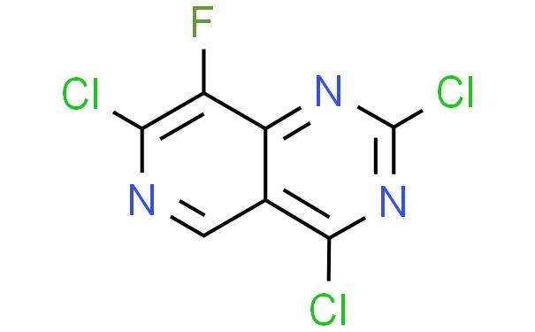 2,4,7-三氯-8-氟吡啶并[4,3-D]嘧啶