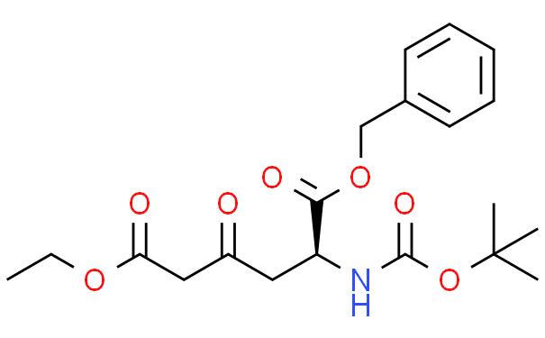 1-benzyl 6-ethyl (S)-2-((tert-butoxycarbonyl)amino)-4-oxohexanedioate