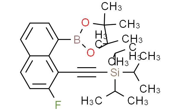 1,3,2-Dioxaborolane, 2-[7-fluoro-8-[2-[tris(1-methylethyl)silyl]ethynyl]-1-naphthalenyl]-4,4,5,5-tetramethyl-