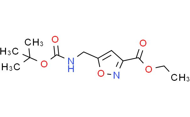 5-(N-Boc)氨基甲基异恶唑-3-羧酸乙酯