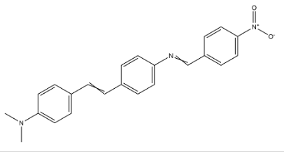 N,N-dimethyl-4-[2-[4-[[(4-nitrophenyl)methylene]amino]phenyl]ethenyl]-Benzenamine