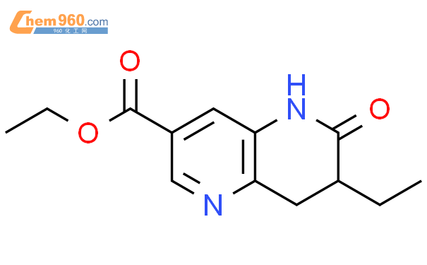 1,5-Naphthyridine-3-carboxylic acid, 7-ethyl-5,6,7,8-tetrahydro-6-oxo-, ethyl ester