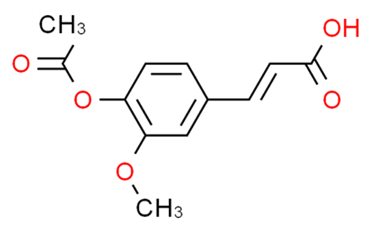 3-(4-Acetoxy-3-methoxyphenyl)-2-propenoic acid