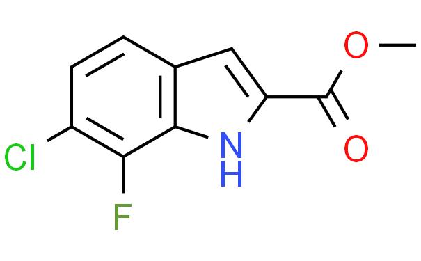 6-氯-7-氟-1H-吲哚-2-甲酸乙酯