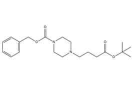 1-Piperazinebutanoic acid, 4-[(phenylmethoxy)carbonyl]-, 1,1-dimethylethyl ester