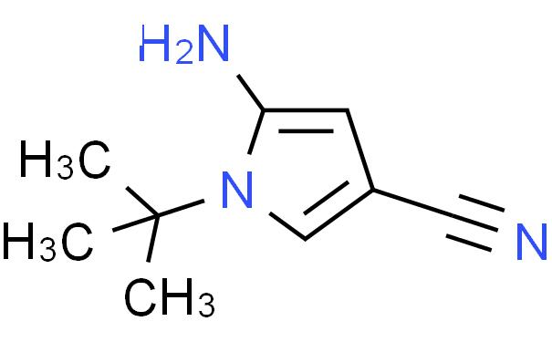 5-Amino-1-(tert-butyl)-1H-pyrrole-3-carbonitrile