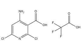 3-Pyridinecarboxylic acid, 4-amino-2,6-dichloro-, 2,2,2-trifluoroacetate (1:1)