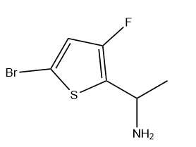 1-(5-bromo-3-fluorothiophen-2-yl)ethan-1-amine