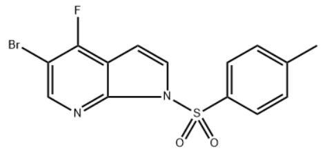 1H-Pyrrolo[2,3-b]pyridine, 5-bromo-4-fluoro-1-[(4-methylphenyl)sulfonyl]-