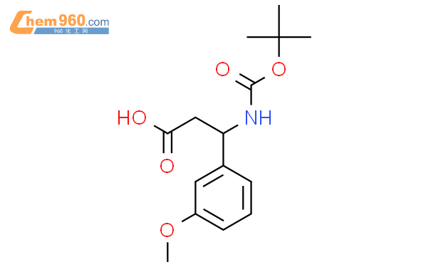 3-[(tert-Butoxycarbonyl)amino]-3-(3-methoxyphenyl)propanoic acid