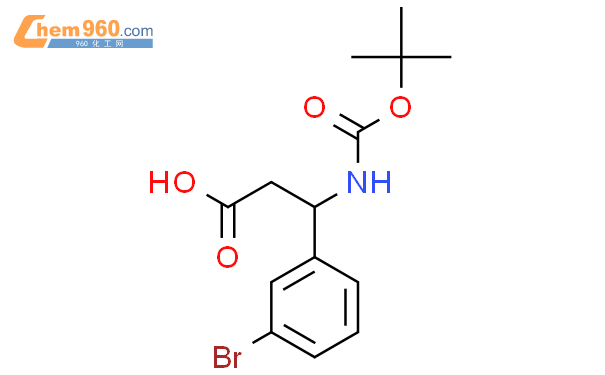 3-(3-Bromophenyl)-3-((tert-butoxycarbonyl)amino)propanoic acid