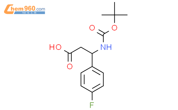 3-((tert-Butoxycarbonyl)amino)-3-(4-fluorophenyl)propanoic acid