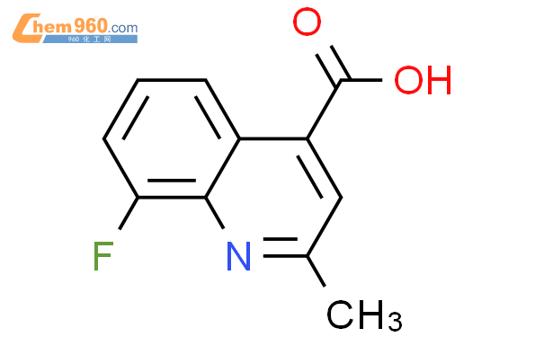 4-Quinolinecarboxylic acid, 8-fluoro-2-Methyl-