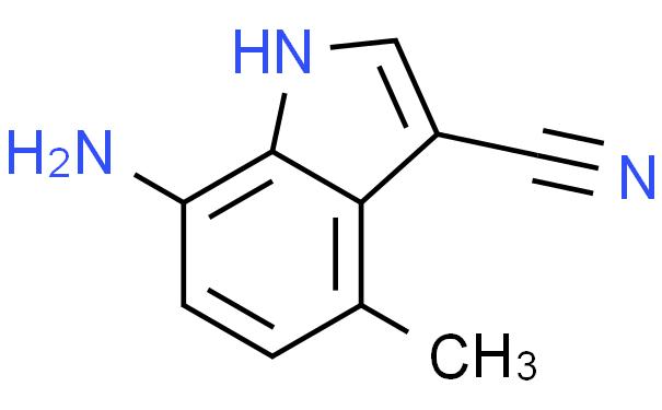 7-氨基-4-甲基-1H-吲哚-3-甲腈