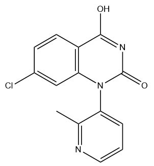 7-chloro-4-hydroxy-1-(2-methylpyridin-3-yl)quinazolin-2(1H)-one
