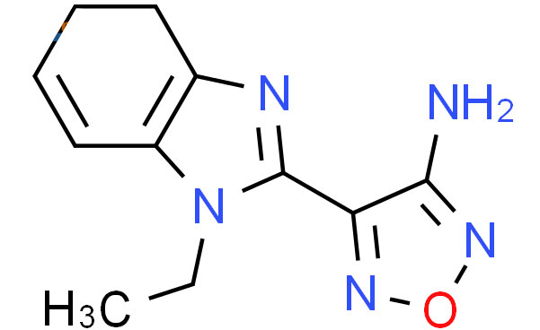 4-(1-ethyl-1H-1,3-benzodiazol-2-yl)-1,2,5-oxadiazol-3-amine